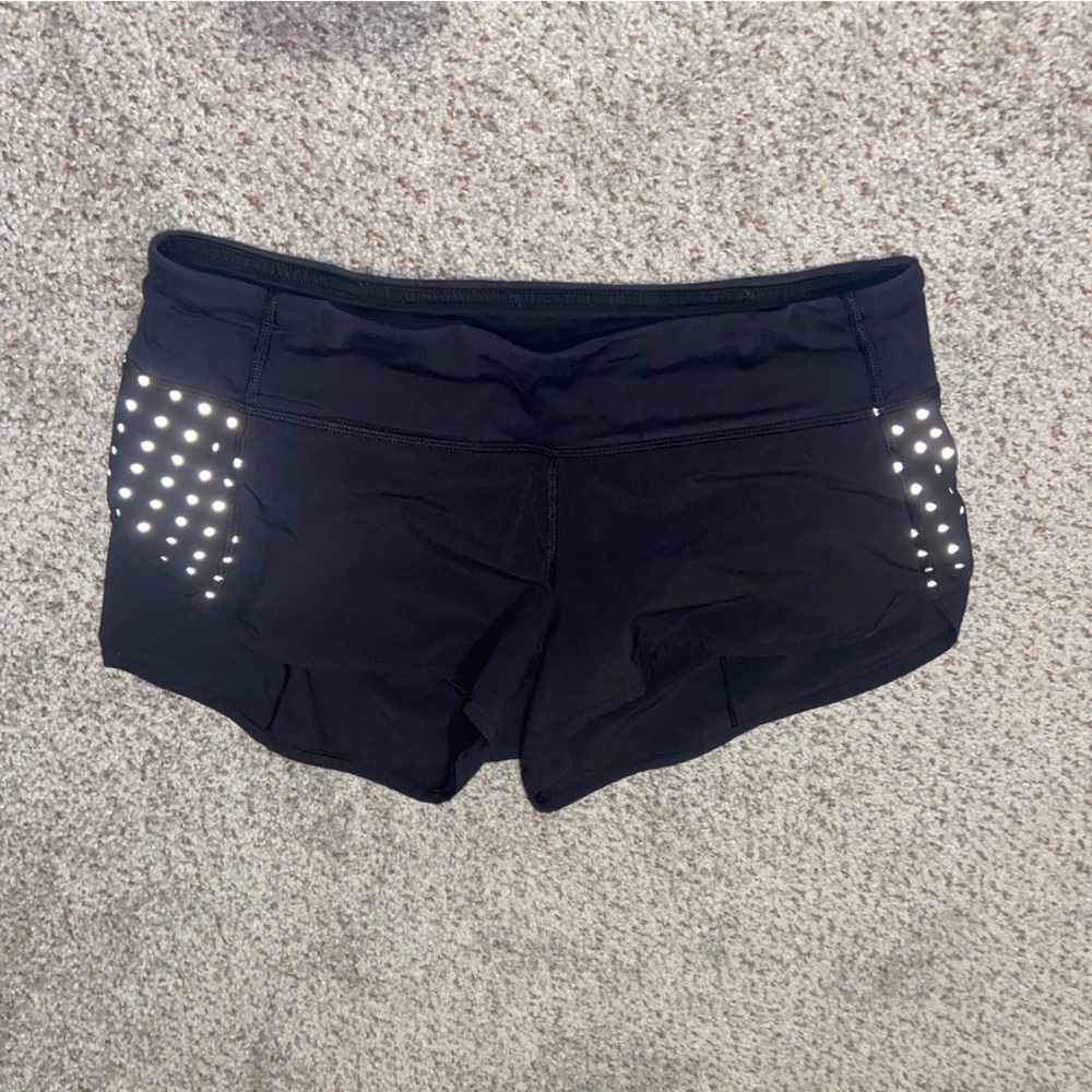 Lululemon Black Hotty Hot Short Low Rise 2.5” inseam